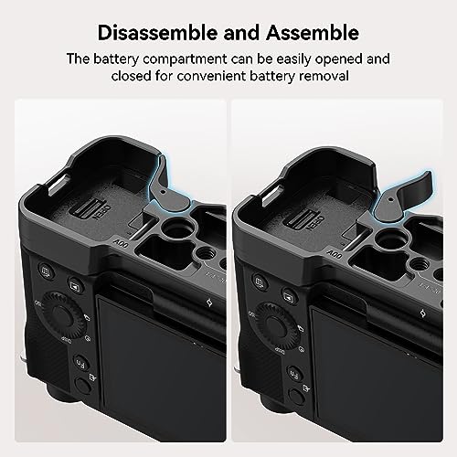 SMALLRIG ZV-E1 Camera Baseplate for Sony ZV-E1, Built-in Quick Release Plate for Arca-Swiss - Image 4
