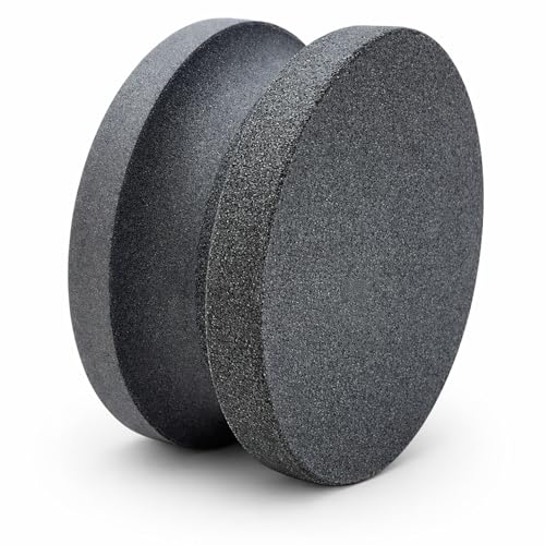 4 Dual Grit Axe/Hatchet Silicon Carbide Sharpener Multipurpose Sharpening Stone Grinding Wheel