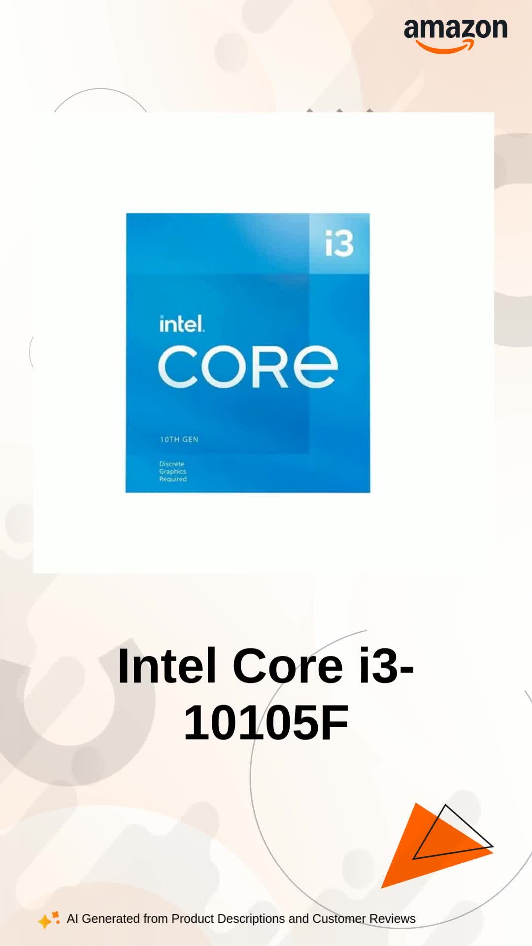 Intel Core i3-10105F CPU(i3 10100)動作確認済み Intel Core i3-10105F SRH8V 4C 3.7GHz 6MB 65W LGA1200 : パワー