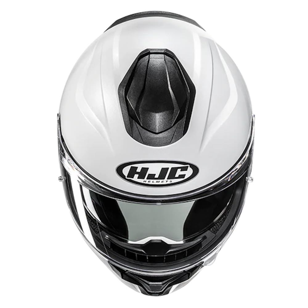 Casco de Moto Integral HJC C71 Designed Solid Blanco con Visor Solar | Unisex Hombre y Mujer Homologado ECE 22.06