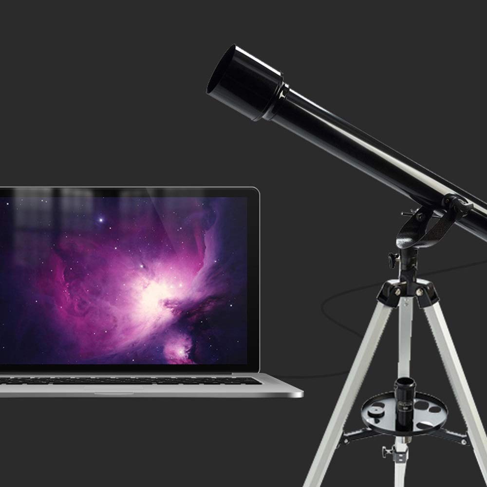 Telescopios Telescopio para niños y Principiantes, Apertura Clara de 60 mm, Distancia Focal de 700 mm, telescopio Infantil para exploración Lunar, observación de Aves, astronómico, Profesional