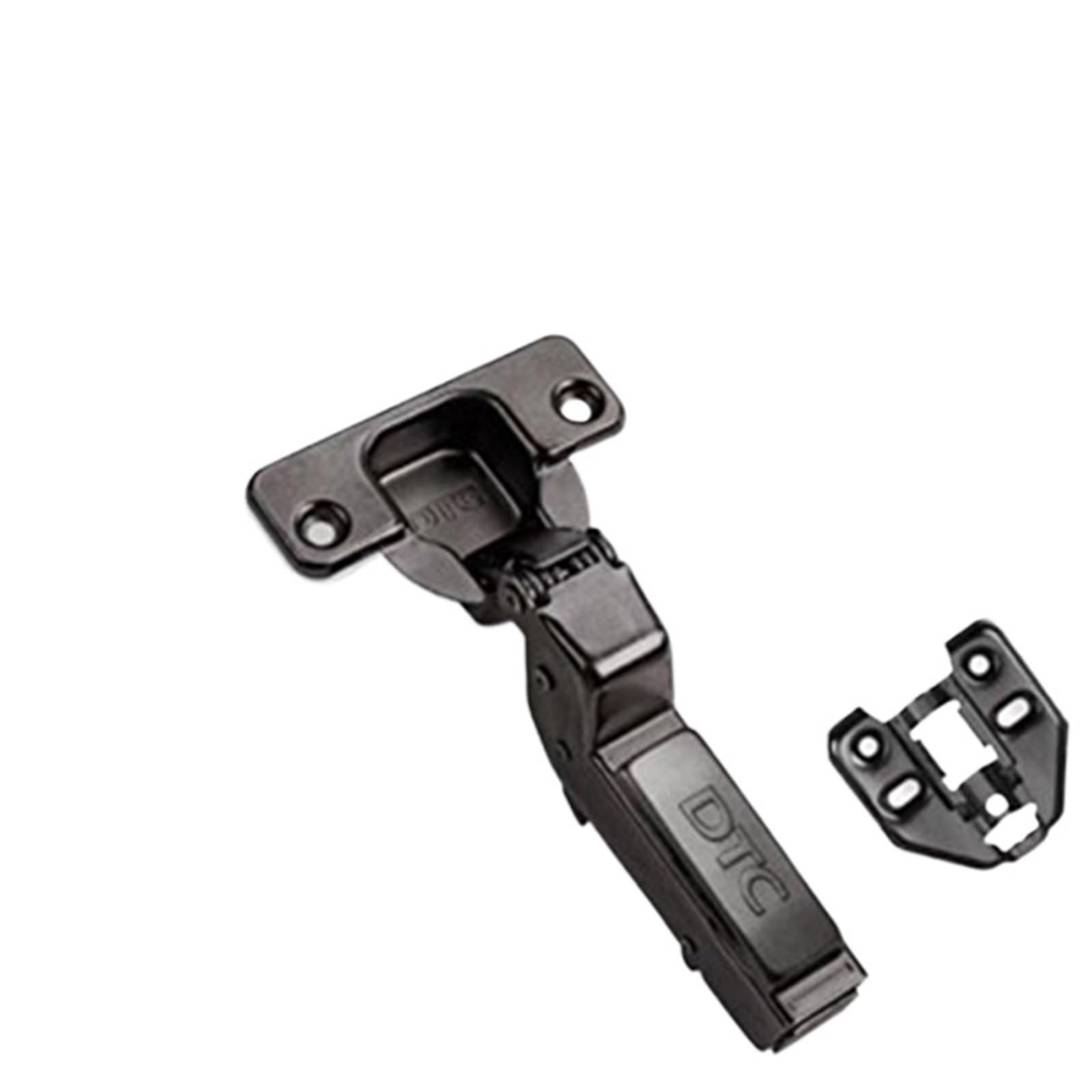 Kdhcvkz C80 Gunblack No 4Pcs Soft Close Cabinet Hinge 35Mm Conceal Linear Mounting Plate(C80 Gunblack No)