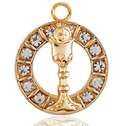 Needzo First Communion Pendant, Religious Chalice Jewelry, Catholic Gifts, One Size
