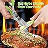 2026 Upgraded Herb Scissors, Effortless Herb Shears Cutter Tool with Sharp Stainless Steel Blades for Fresh Herbs, Must-Have Kitchen & Cooking Gadget, Green #5