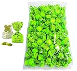 Tartufo dolce al pistacchio (weiß Pistazie) | von Antica Torroneria Piemontese | Edle Trüffel-Praline aus Italien | Schokoladen-Trüffel mit weißer Schokolade | 1 kg Großpackung | Glutenfrei
