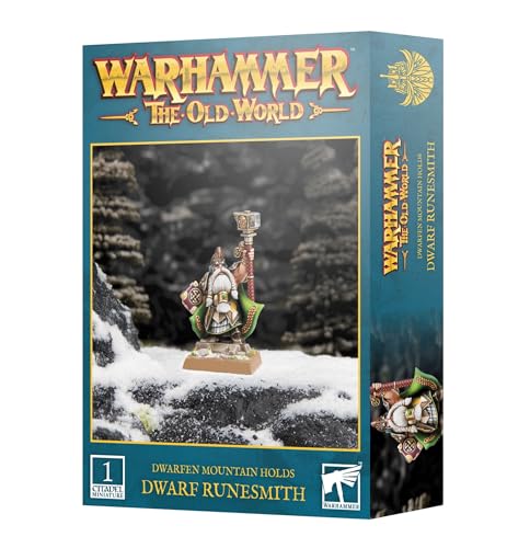 Dwarf Runesmith Warhammer para tus tardes de juego de estrategia