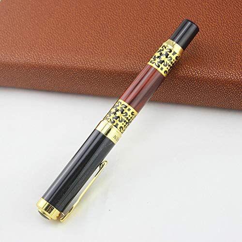 Image of HAYMAN 24 CT Gold Plated Roller Ball Pen with Box - Elegant Executive Gift (P-144)