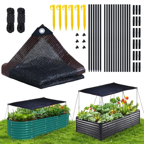 Garden Shade Cloth Kit for Plants, 80% Plant Shade...