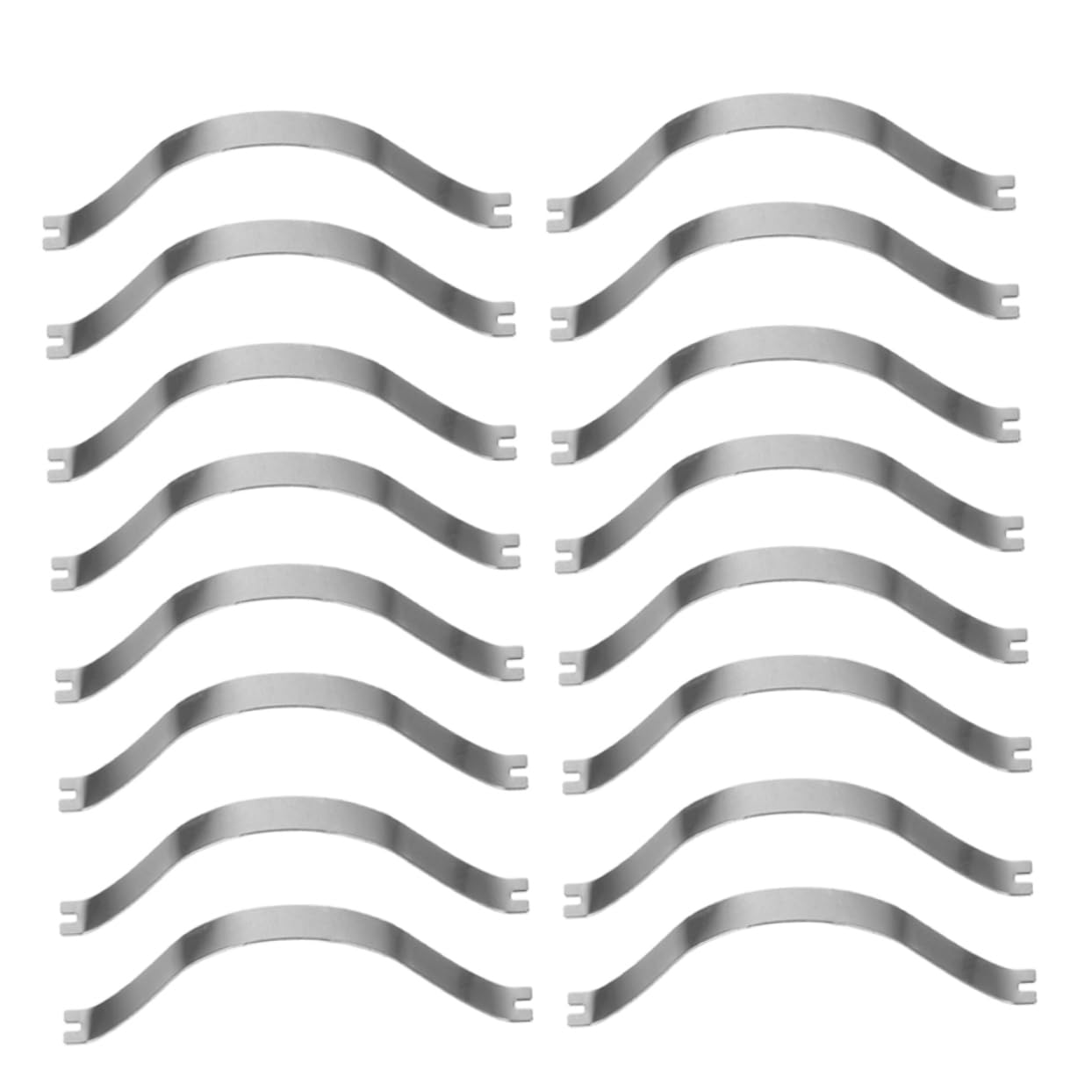 SOESFOUFU DIY Framing Hardware 100pcs Aluminum Alloy Spring Clips Back Plate for Hanging Photos