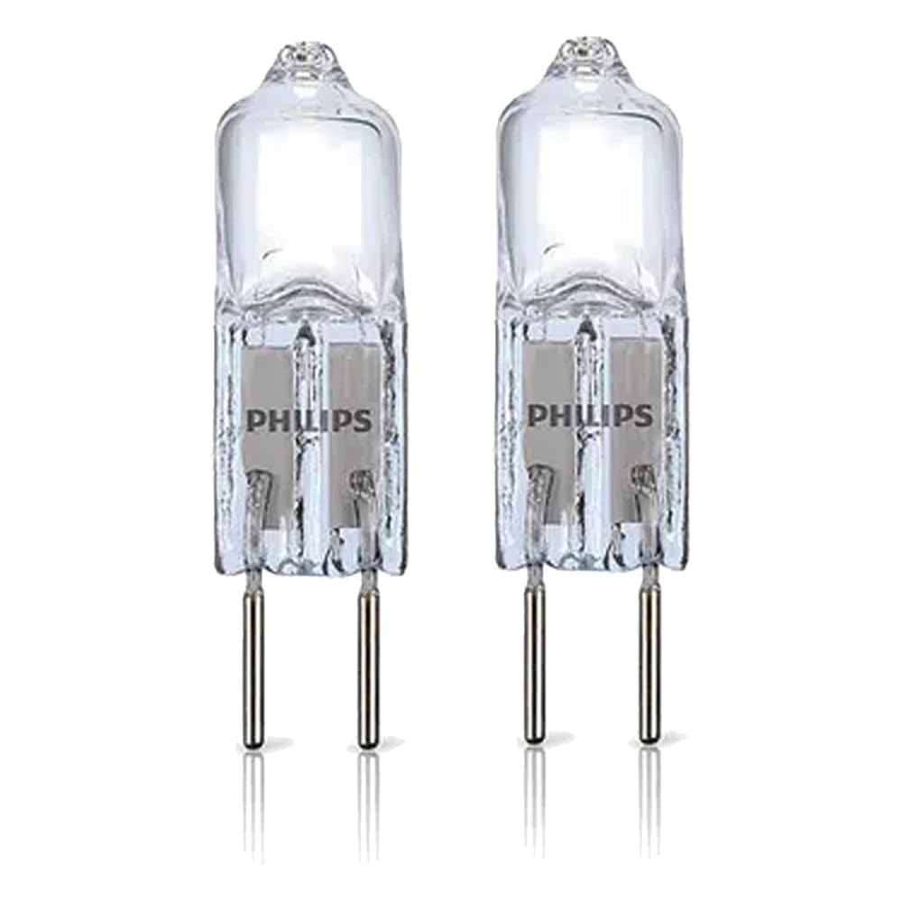PHILIPS Halogenlampe G4 14.3W (Ersatzt 20W) 12V CL, Halogen-Stiftsockellampe Glühbirne Leuchtmittel Kapselglühlampen - 2 Stück