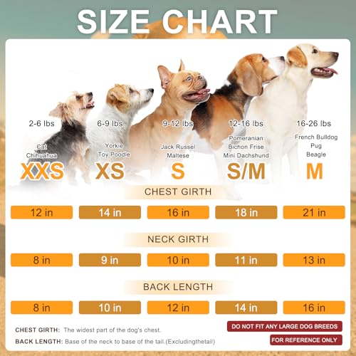 Image of BEAUTYZOO Small Dog Sweater, Plaid Knit Winter Clothes with Harness Hole | Turtleneck Pullover Fall Knitwear for Girl Boy Puppy, Fuzzy Fleece Cold Weather Coat Female Male, Warm Sweatshirt, Khaki SM