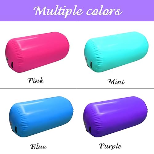 Miniatura 6 de Air Barrel - Colchoneta inflable para gimnasia con resorte de espalda, equipo de gimnasia para uso doméstico, entrenamiento de gimnasio, ejercicio