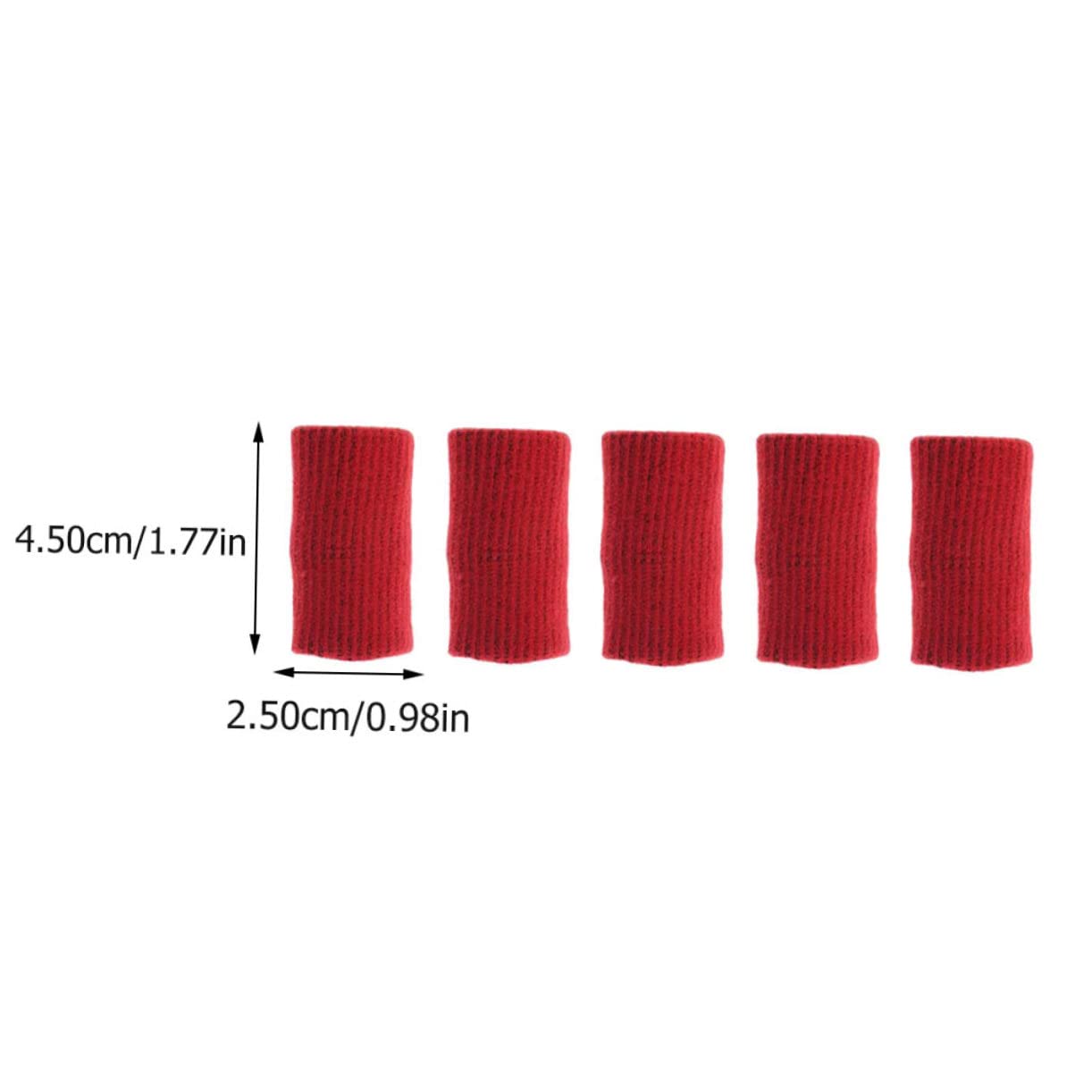 Totority Protective Finger Covers 20pcs Nylon Finger Sleeves Exercise Sports Gear