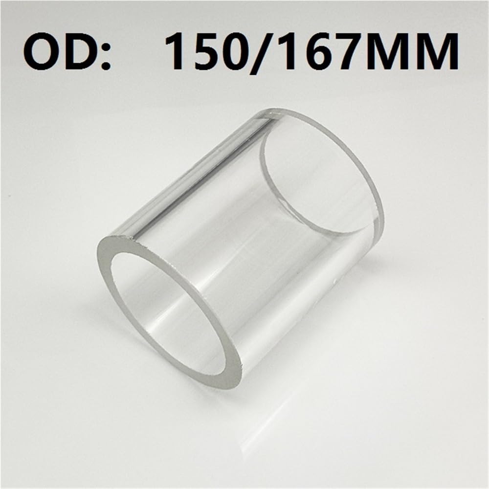 Transparente Glasröhre 1 Stück Glasröhren-Laborausrüstung, hochtemperaturbeständige runde Borosilikatglasröhre mit flachem Boden(150X5mm)