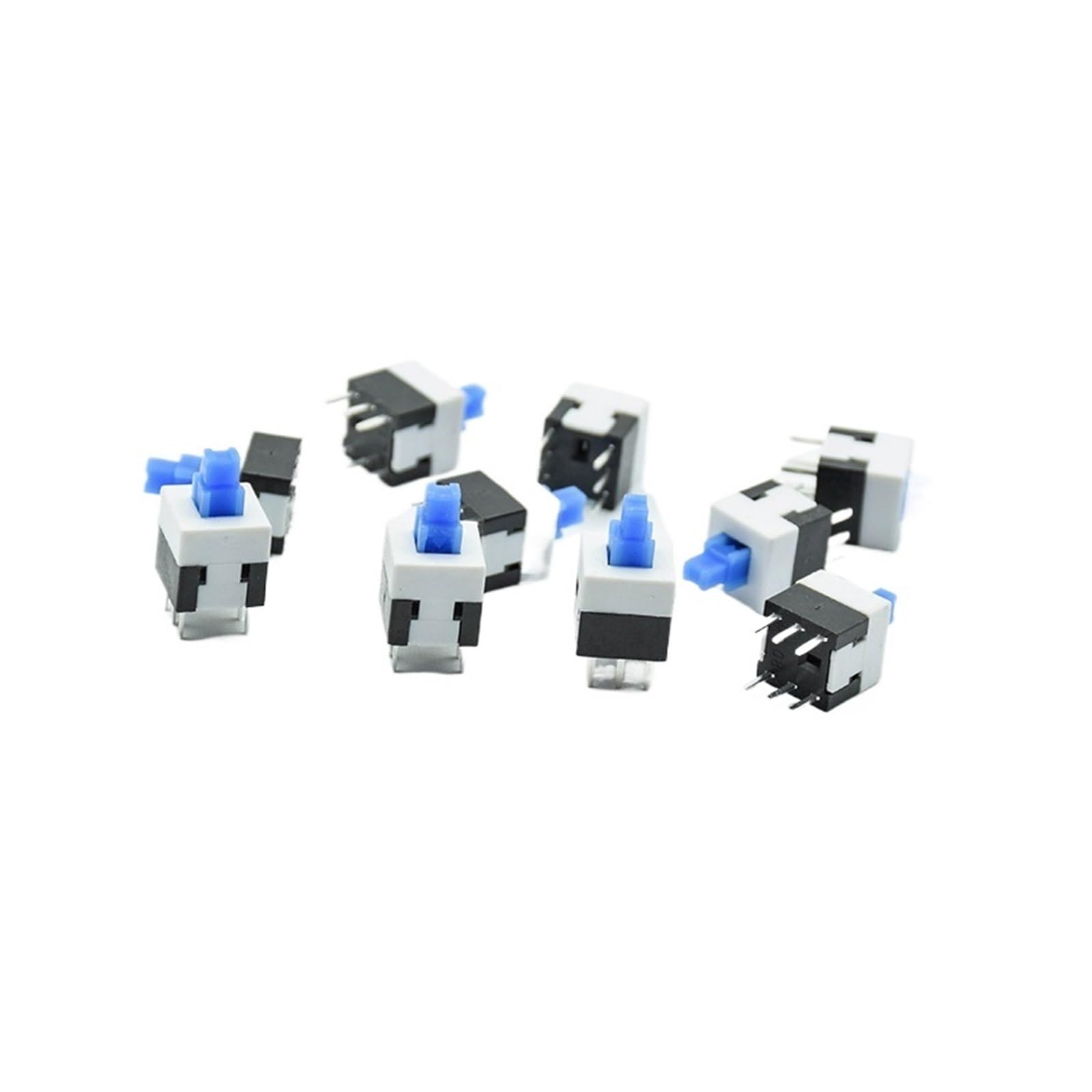 Miniconectores de tapa azul 8mm con función reset rápida y bloqueo automático para talleres caseros