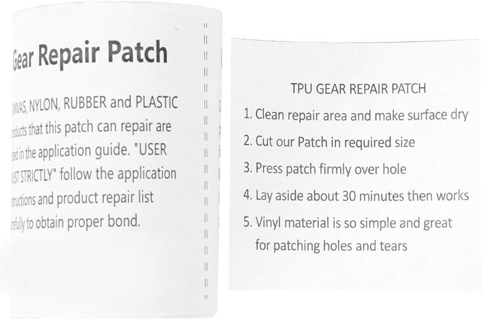 Vbest life TPU Outdoor Repair Patch, Waterproof High