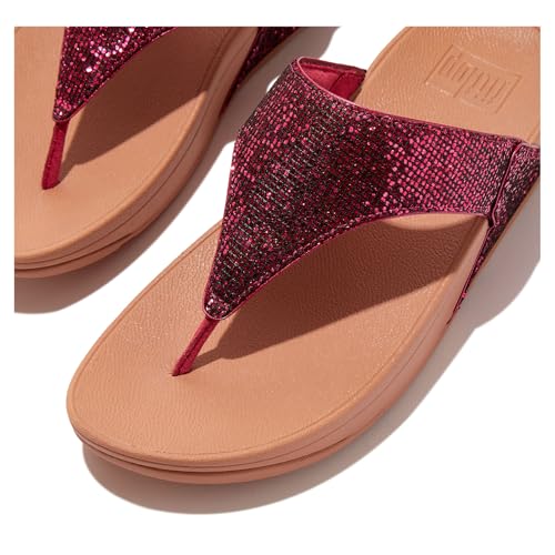 Image of FitFlop Women's LULU Suede Toe-Post Sandals | Lightweight Summer Walking Sandals with Cushioned Comfort, Arch Support & Grip