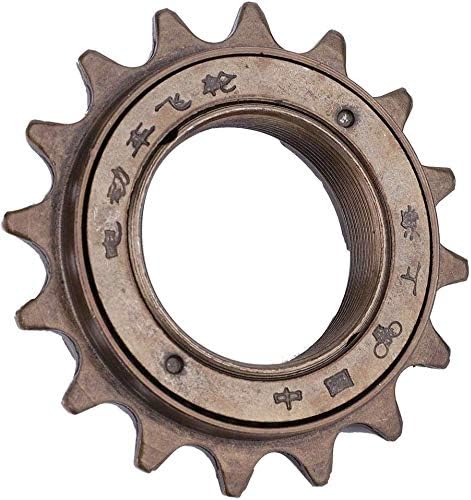 VGEBY1 Bike Freewheel Single Speed, 16 Teeth Bicycle Freewheel Sprocket for Cassette 1 Speed 16T Replacement Accessory for Bicycle