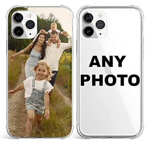 Personalised Photo Phone Case For Apple iPhone Custom Photo TPU Cover Personalised it with your own photo for iPhone 12 Clear Cover