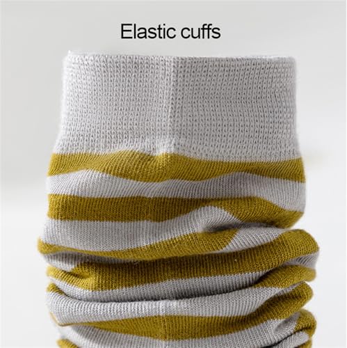 Image of Women's Crew Socks, Casual Athletic Running Cushioned Socks, 5 Pairs