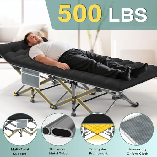 ZENPETIO Heavy-Duty Padded Camping Cot