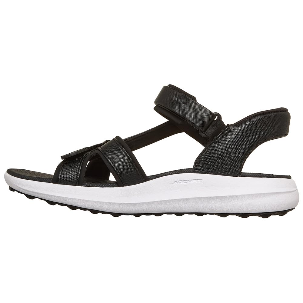 Skechers Damen Go Golf Slip-In Sandal for Women, Black/White, 38 EU