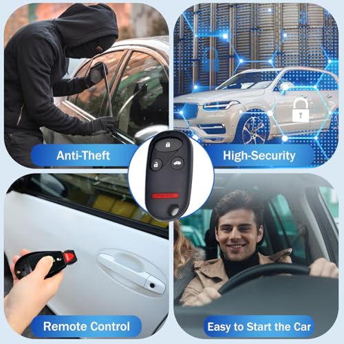 Lezhey Key Fob Replacement Fits for 2002 2003 2004 Honda CRV CR-V Smart Car Keyless Entry Remote Control Start Key Fob (FCC ID:OUCG8D-344H-A) 2Packs by Lezhey - Image 6