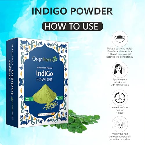 Polvo índigo 100 % puro para cabello 100g miniatura 4