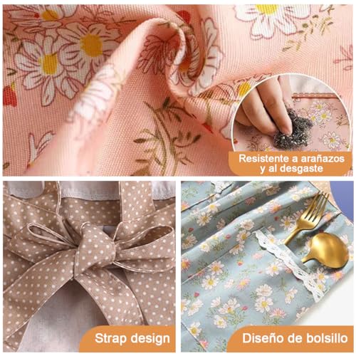 La Mejor Selección de Mandiles de Cocina para Mujer favoritos de las personas. 24 Imagen adicional