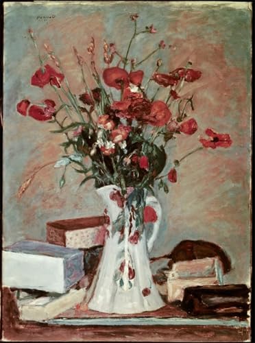 Tableaux Graffiti Art Mural Coquelicots de Pierre Bonnard Impression Moderne 60x90cm
