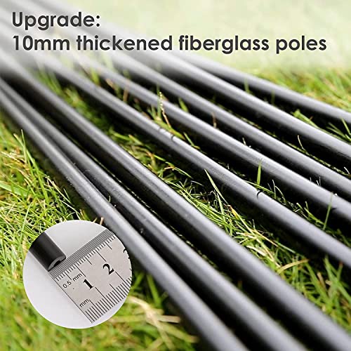 Hitik Soccer Goals, Set Of 2- Size 6'X4' Ft Portable Foldable Soccer Nets With Carry Bag For Games And Training For Backyard For Kids And Teens（Orange） #TOP4