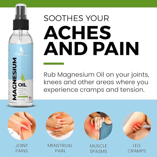 Essentiallybased EB-MO-S-8 Pure Magnesium Oil Spray 8Oz thumb #2