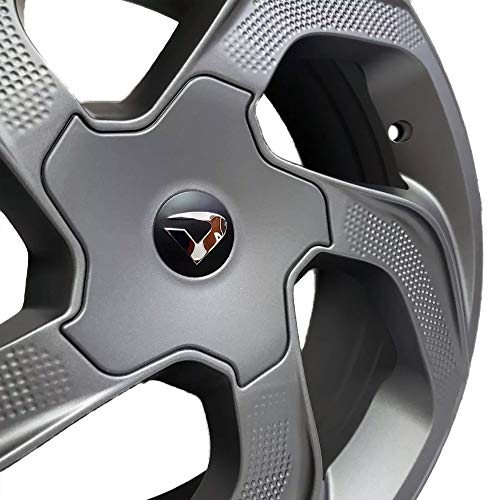 Jogo de Rodas Mercedes C180 Aro 18 x 6,0 4x100 ET42 Volcano Concept Grafite Fosco