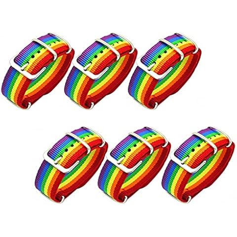 Jxuzh LGBT - Juego de 6 pulseras para hombre y mujer Cover
