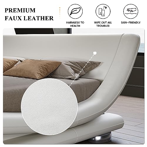 Sha Cerlin AK-883-5 Queen Size Upholstered Bed Frame thumb #4