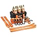 Badass Moto Motorcycle Straps and Tie Downs 8 Pc 3300lb Break Strength Motorcycle Ratchet Straps heavy duty Motorcycle Trailer Tie Down Straps, Soft Loop Motorcycle Tow Strap Motorcycle Trailer Straps