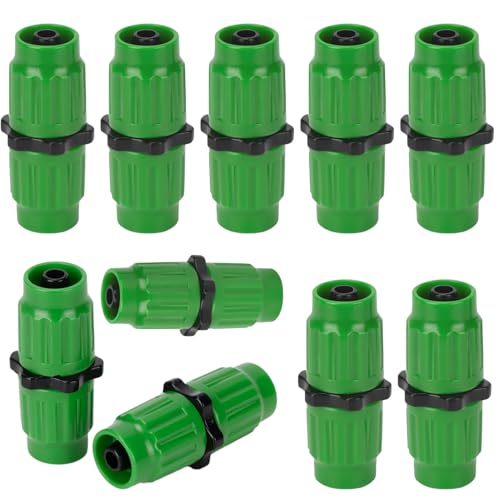 Qkbuza Kit De Réparation Pour Tuyau D'Arrosage Extensible - Raccord pour Tuyau d'Arrosage - Accessoires D'Irrigation Agricole Et Jardin Avec Connecteurs Pour Lavage D'Animaux