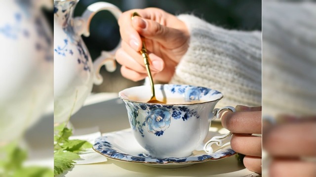 Amazon.com | LE POTOCIO 21-Piece Bone China Tea Set for Adults