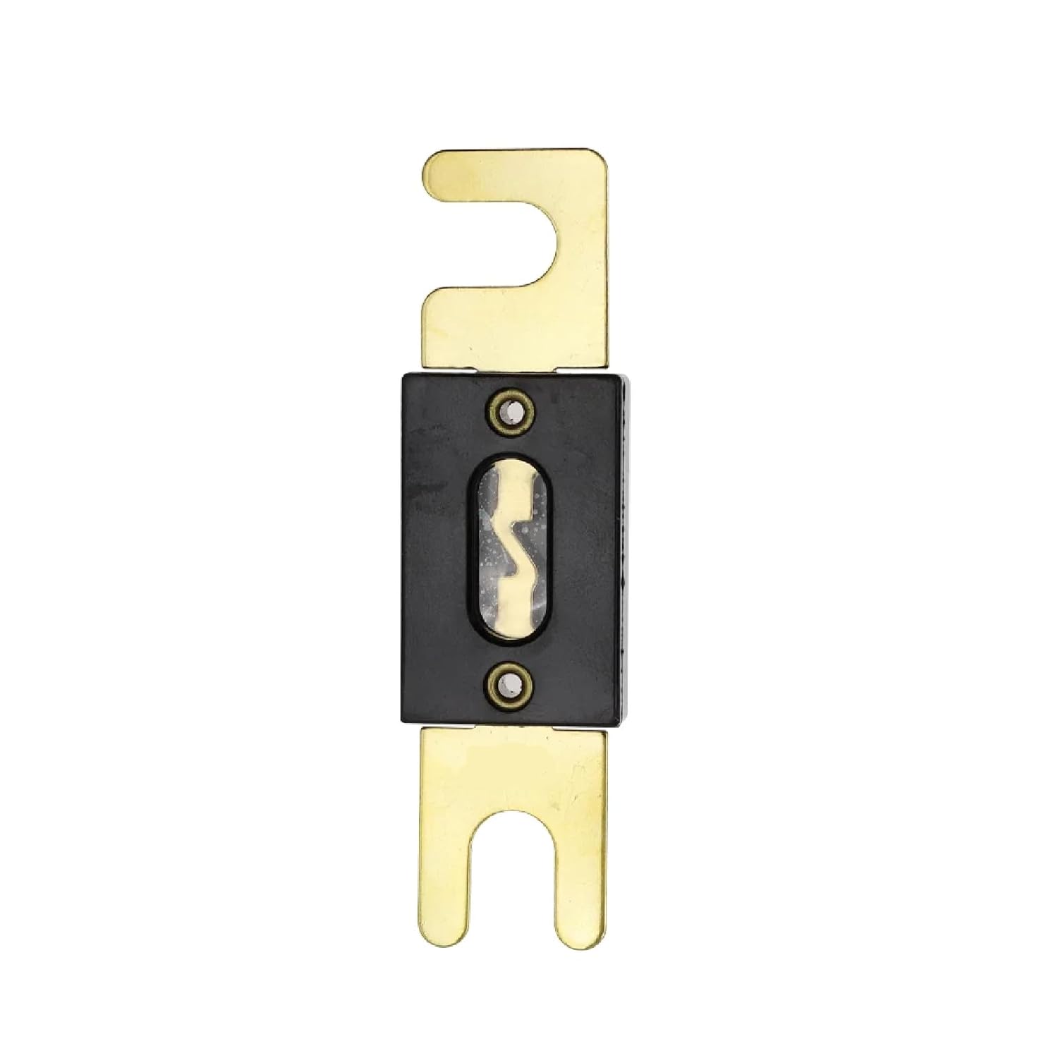 High Current Automotive Bolt-on Blade Fuse, 30A-500A Range, Gold-Plated Terminals, Black Housing (250A)
