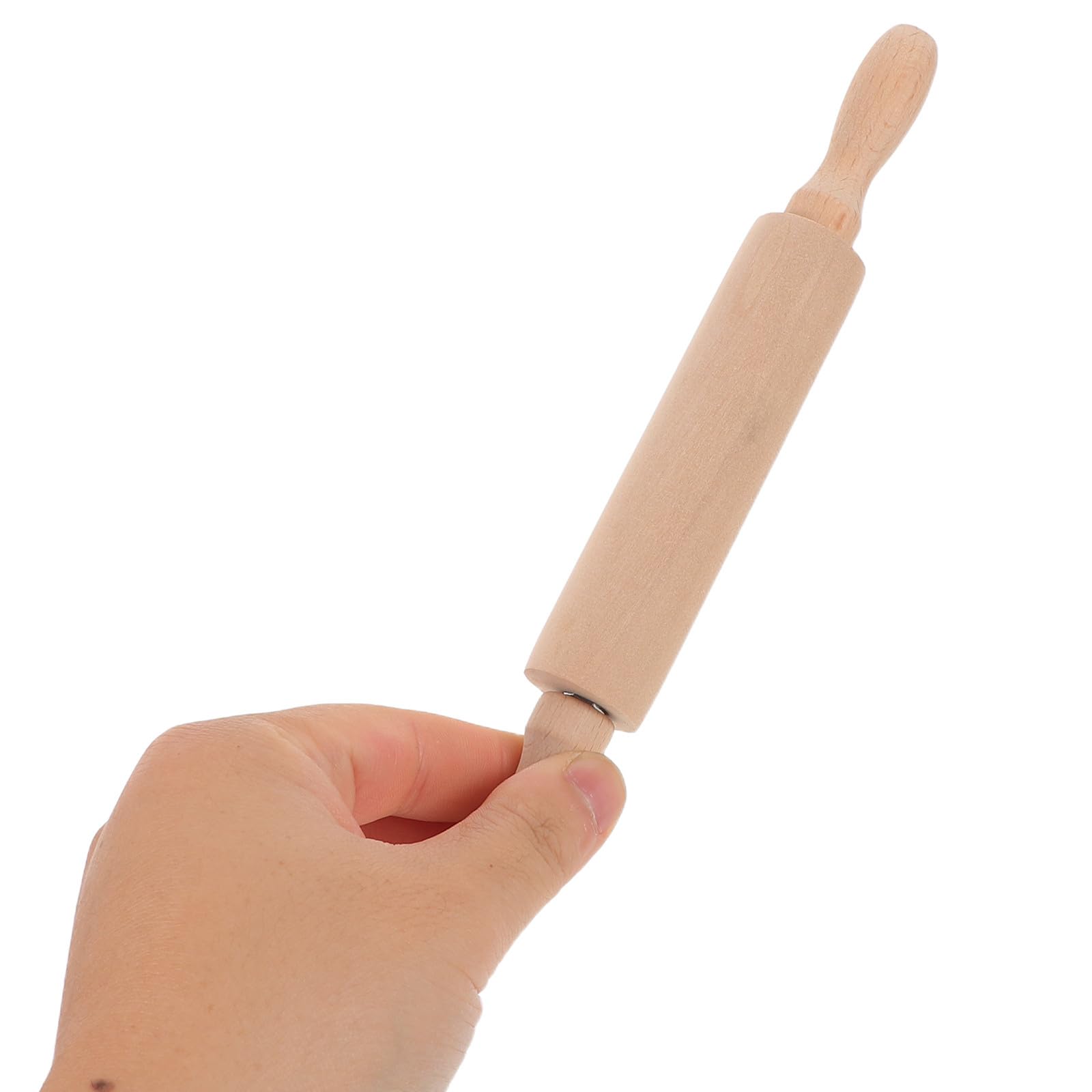 DOITOOL 8 Rodillos de Madera Mini para Hornear, Ideales para Niños en Manualidades y Repostería, Fáciles de Limpiar