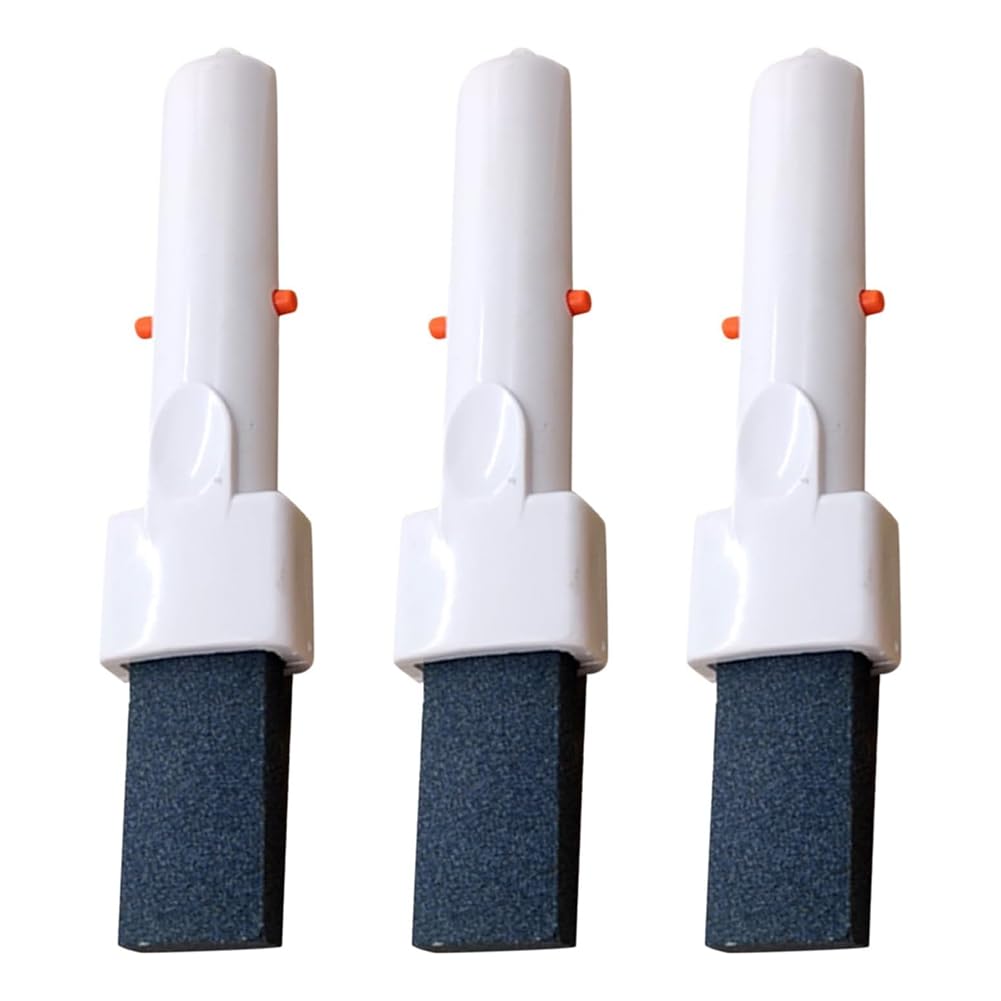 Xnuiasqe Pool Pumice Stone With Ez-Clip Handle Pumice Sticks Stone Replacement Part For Effective Rust And Calcium Deposit Removal Pool Cleaning Tool 3Pcs
