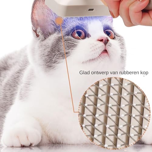 Peine para mascotas reutilizable para el mantenimiento diario del pelo 7