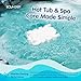 2 Pack Scumbug Hot Tub Scum Absorber – The Original, Highest Rated Scum Absorber Ever – Pool Sponge Oil Absorber for Hot Tub, Spa & Pool – Hot Tub Cleaning Tools That Soak Up Oil & Grime