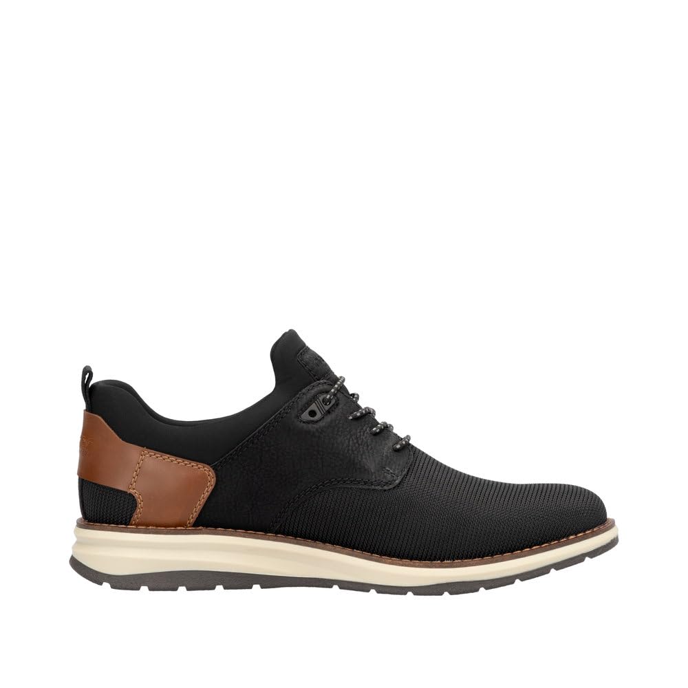 Rieker HWK Herren Halbschuhe Sneaker Low Slipper schwarz/braun schwarz
