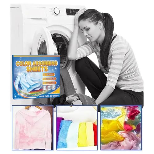 Leaves Traps Color | Dryers Blankets Bra Dyes Clothes | 100 Units Absorbent Dye for Home Travel - Image 3