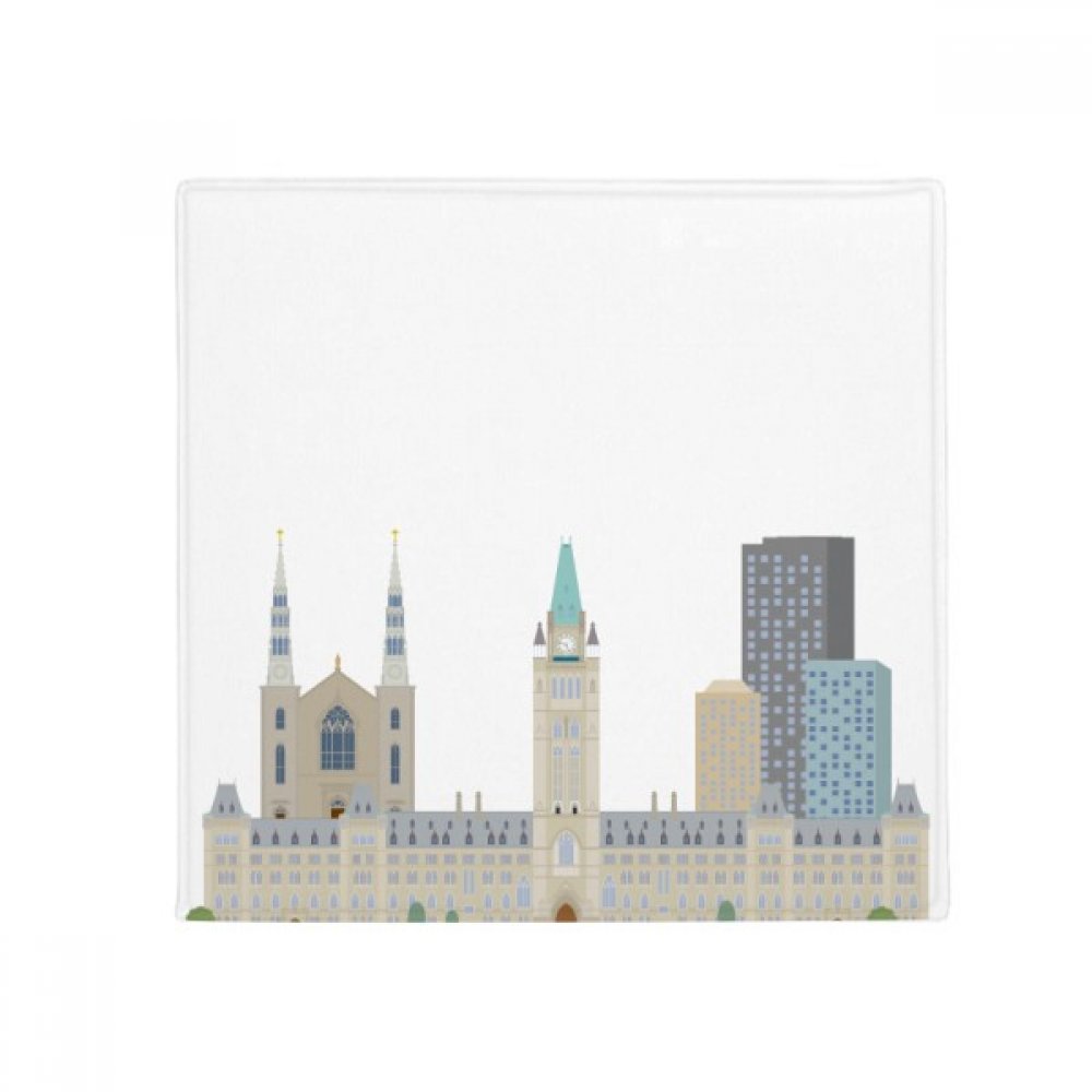 Tapis pet Canada rond antidérapant pour salon et cuisine 60cm