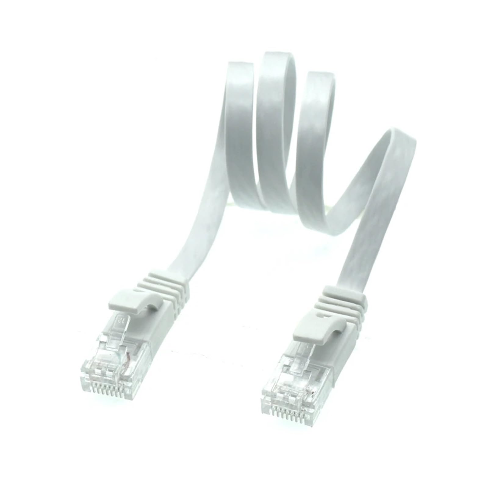 Cable Ethernet, Cable LAN plano UTP Ethernet RJ45 SMD Cat6, multicolor, 0,2-50 m, 3 pies