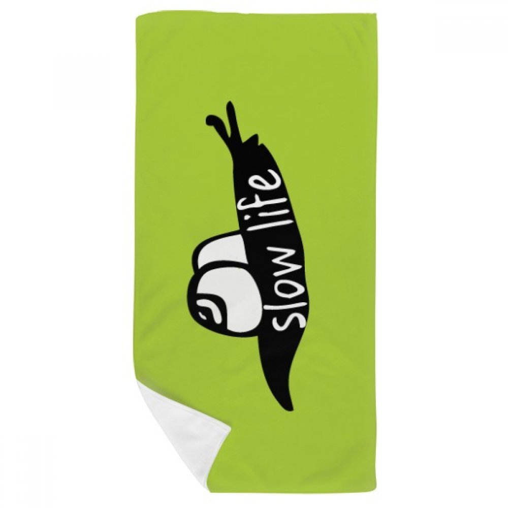 Serviette de toilette escargot 35x70cm idéale pour le sport et le voyage