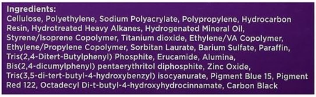 w Long Pantiliners, Sensadry Coversheet, 108 Count, No Phthalates or Parabens (Pack of 2)