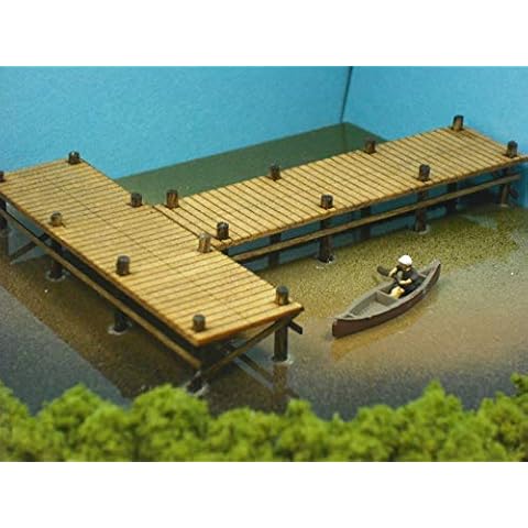 Train Time Laser N Scale Laser Cut Boat Dock Pier Kit Cover